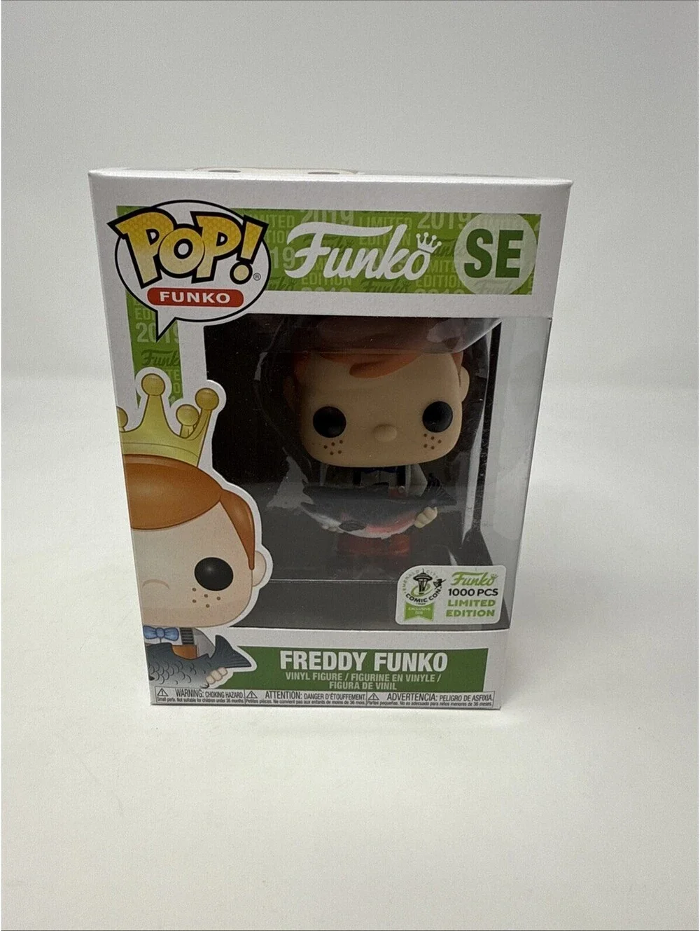 FREDDY FUNKO POP FIGURE EMERALD CITY COMIC CON SALMON #SE 1000pcs Protector